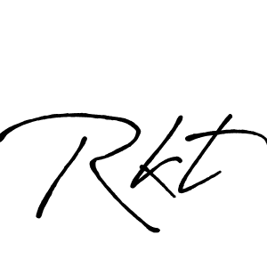 How to make Rkt signature? Antro_Vectra_Bolder is a professional autograph style. Create handwritten signature for Rkt name. Rkt signature style 7 images and pictures png