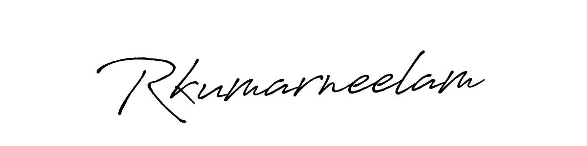 Use a signature maker to create a handwritten signature online. With this signature software, you can design (Antro_Vectra_Bolder) your own signature for name Rkumarneelam. Rkumarneelam signature style 7 images and pictures png