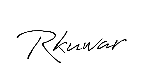 if you are searching for the best signature style for your name Rkuwar. so please give up your signature search. here we have designed multiple signature styles  using Antro_Vectra_Bolder. Rkuwar signature style 7 images and pictures png