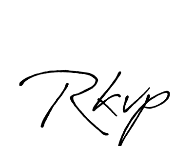 Rkvp stylish signature style. Best Handwritten Sign (Antro_Vectra_Bolder) for my name. Handwritten Signature Collection Ideas for my name Rkvp. Rkvp signature style 7 images and pictures png