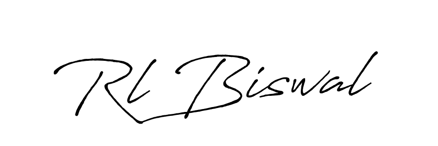 Design your own signature with our free online signature maker. With this signature software, you can create a handwritten (Antro_Vectra_Bolder) signature for name Rl Biswal. Rl Biswal signature style 7 images and pictures png