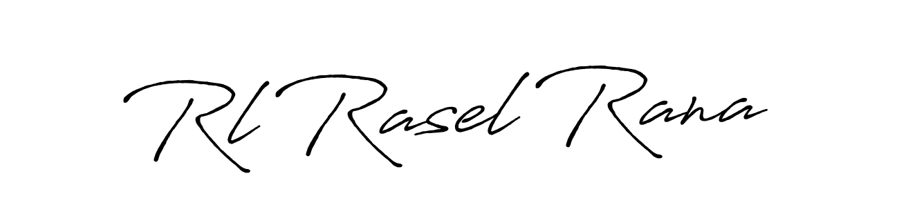 How to make Rl Rasel Rana signature? Antro_Vectra_Bolder is a professional autograph style. Create handwritten signature for Rl Rasel Rana name. Rl Rasel Rana signature style 7 images and pictures png
