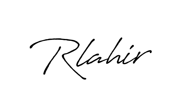 Similarly Antro_Vectra_Bolder is the best handwritten signature design. Signature creator online .You can use it as an online autograph creator for name Rlahir. Rlahir signature style 7 images and pictures png