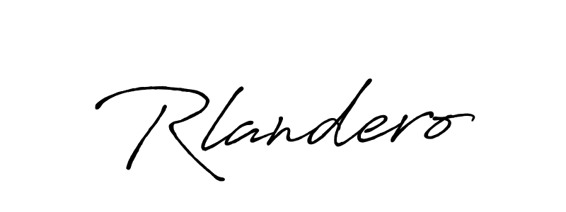 Make a beautiful signature design for name Rlandero. Use this online signature maker to create a handwritten signature for free. Rlandero signature style 7 images and pictures png