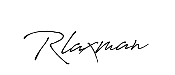 Use a signature maker to create a handwritten signature online. With this signature software, you can design (Antro_Vectra_Bolder) your own signature for name Rlaxman. Rlaxman signature style 7 images and pictures png