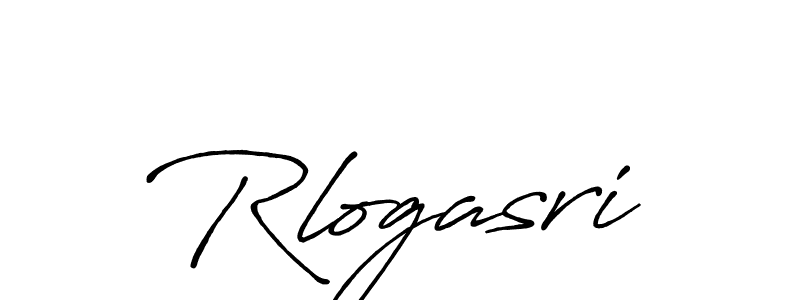 Create a beautiful signature design for name Rlogasri. With this signature (Antro_Vectra_Bolder) fonts, you can make a handwritten signature for free. Rlogasri signature style 7 images and pictures png