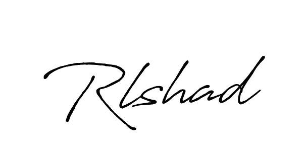 Create a beautiful signature design for name Rlshad. With this signature (Antro_Vectra_Bolder) fonts, you can make a handwritten signature for free. Rlshad signature style 7 images and pictures png