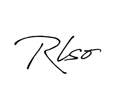 Also You can easily find your signature by using the search form. We will create Rlso name handwritten signature images for you free of cost using Antro_Vectra_Bolder sign style. Rlso signature style 7 images and pictures png