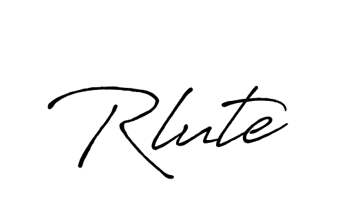 Create a beautiful signature design for name Rlute. With this signature (Antro_Vectra_Bolder) fonts, you can make a handwritten signature for free. Rlute signature style 7 images and pictures png