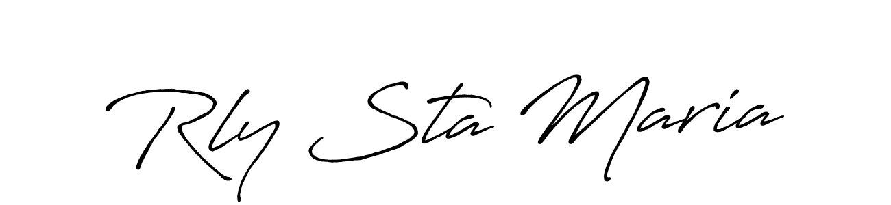 Make a beautiful signature design for name Rly Sta Maria. Use this online signature maker to create a handwritten signature for free. Rly Sta Maria signature style 7 images and pictures png