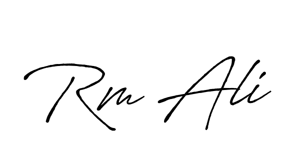 Once you've used our free online signature maker to create your best signature Antro_Vectra_Bolder style, it's time to enjoy all of the benefits that Rm Ali name signing documents. Rm Ali signature style 7 images and pictures png