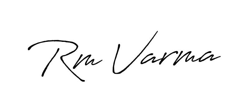 Once you've used our free online signature maker to create your best signature Antro_Vectra_Bolder style, it's time to enjoy all of the benefits that Rm Varma name signing documents. Rm Varma signature style 7 images and pictures png