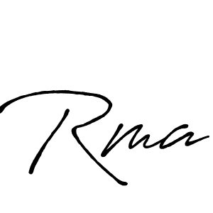 It looks lik you need a new signature style for name Rma. Design unique handwritten (Antro_Vectra_Bolder) signature with our free signature maker in just a few clicks. Rma signature style 7 images and pictures png