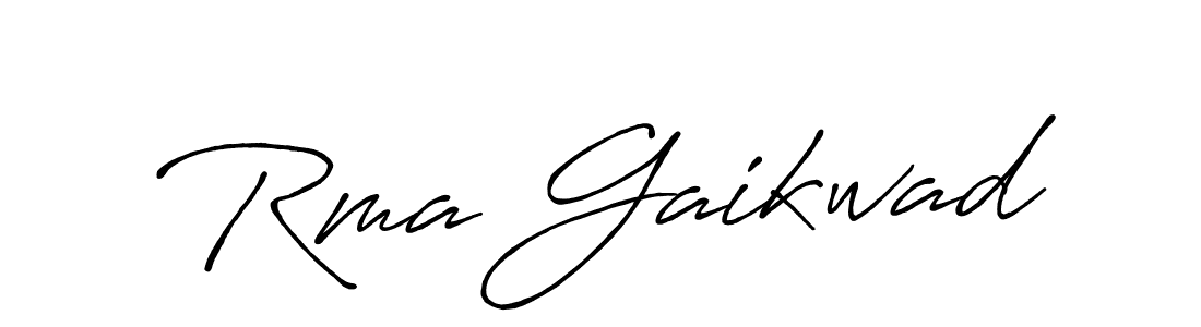 How to make Rma Gaikwad signature? Antro_Vectra_Bolder is a professional autograph style. Create handwritten signature for Rma Gaikwad name. Rma Gaikwad signature style 7 images and pictures png