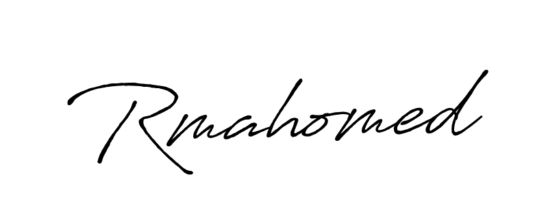 Similarly Antro_Vectra_Bolder is the best handwritten signature design. Signature creator online .You can use it as an online autograph creator for name Rmahomed. Rmahomed signature style 7 images and pictures png