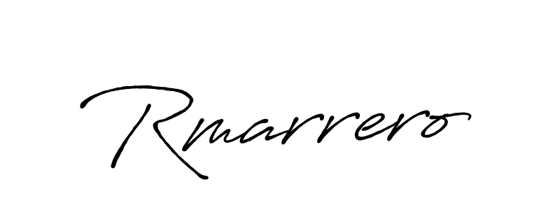 Create a beautiful signature design for name Rmarrero. With this signature (Antro_Vectra_Bolder) fonts, you can make a handwritten signature for free. Rmarrero signature style 7 images and pictures png