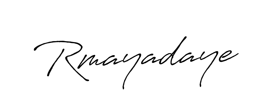 Make a beautiful signature design for name Rmayadaye. With this signature (Antro_Vectra_Bolder) style, you can create a handwritten signature for free. Rmayadaye signature style 7 images and pictures png