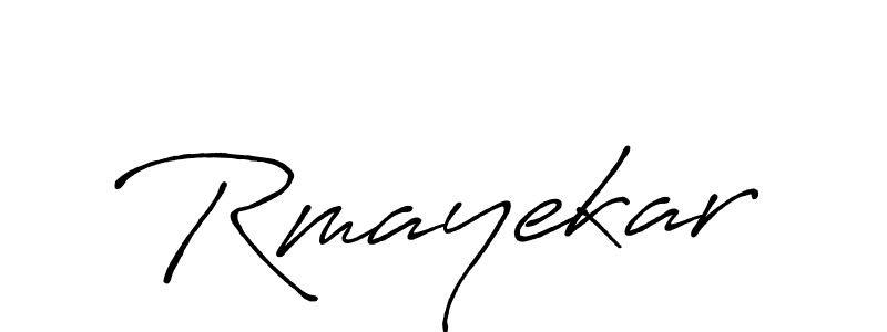 Also You can easily find your signature by using the search form. We will create Rmayekar name handwritten signature images for you free of cost using Antro_Vectra_Bolder sign style. Rmayekar signature style 7 images and pictures png