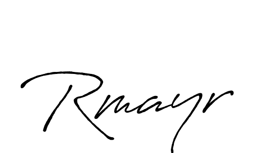 Design your own signature with our free online signature maker. With this signature software, you can create a handwritten (Antro_Vectra_Bolder) signature for name Rmayr. Rmayr signature style 7 images and pictures png
