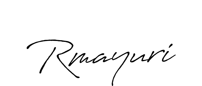 Make a beautiful signature design for name Rmayuri. Use this online signature maker to create a handwritten signature for free. Rmayuri signature style 7 images and pictures png