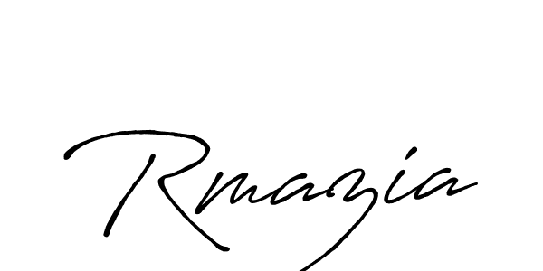 Also we have Rmazia name is the best signature style. Create professional handwritten signature collection using Antro_Vectra_Bolder autograph style. Rmazia signature style 7 images and pictures png