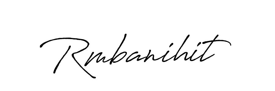 How to make Rmbanihit signature? Antro_Vectra_Bolder is a professional autograph style. Create handwritten signature for Rmbanihit name. Rmbanihit signature style 7 images and pictures png