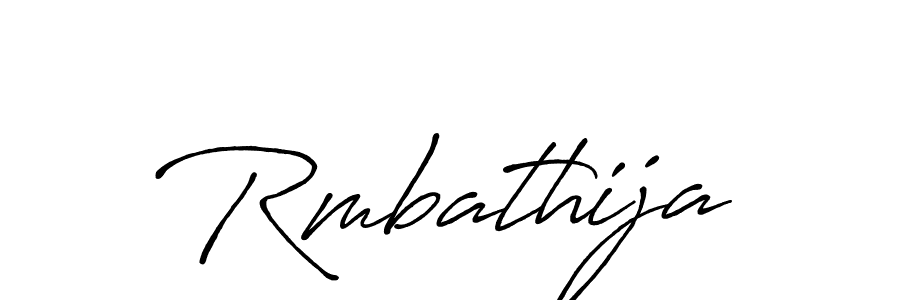 if you are searching for the best signature style for your name Rmbathija. so please give up your signature search. here we have designed multiple signature styles  using Antro_Vectra_Bolder. Rmbathija signature style 7 images and pictures png