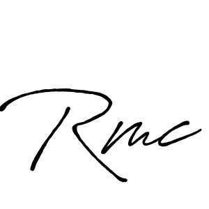 Once you've used our free online signature maker to create your best signature Antro_Vectra_Bolder style, it's time to enjoy all of the benefits that Rmc name signing documents. Rmc signature style 7 images and pictures png