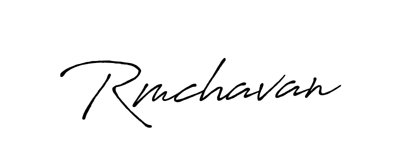 Also we have Rmchavan name is the best signature style. Create professional handwritten signature collection using Antro_Vectra_Bolder autograph style. Rmchavan signature style 7 images and pictures png