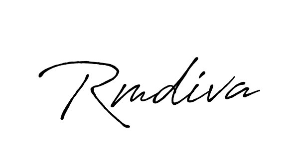 Design your own signature with our free online signature maker. With this signature software, you can create a handwritten (Antro_Vectra_Bolder) signature for name Rmdiva. Rmdiva signature style 7 images and pictures png