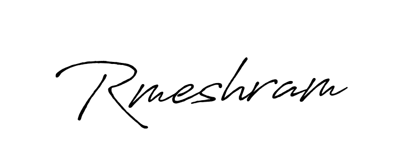 It looks lik you need a new signature style for name Rmeshram. Design unique handwritten (Antro_Vectra_Bolder) signature with our free signature maker in just a few clicks. Rmeshram signature style 7 images and pictures png
