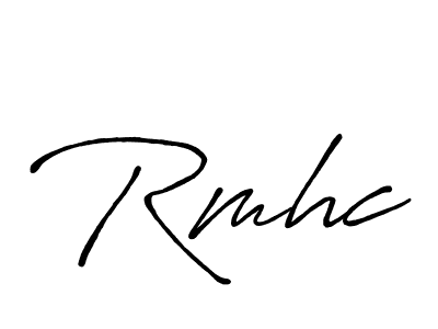 Antro_Vectra_Bolder is a professional signature style that is perfect for those who want to add a touch of class to their signature. It is also a great choice for those who want to make their signature more unique. Get Rmhc name to fancy signature for free. Rmhc signature style 7 images and pictures png