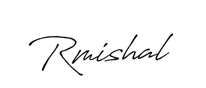 Design your own signature with our free online signature maker. With this signature software, you can create a handwritten (Antro_Vectra_Bolder) signature for name Rmishal. Rmishal signature style 7 images and pictures png