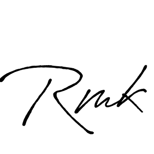 Design your own signature with our free online signature maker. With this signature software, you can create a handwritten (Antro_Vectra_Bolder) signature for name Rmk. Rmk signature style 7 images and pictures png