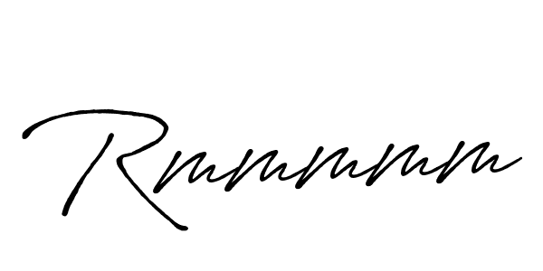 Design your own signature with our free online signature maker. With this signature software, you can create a handwritten (Antro_Vectra_Bolder) signature for name Rmmmmm. Rmmmmm signature style 7 images and pictures png