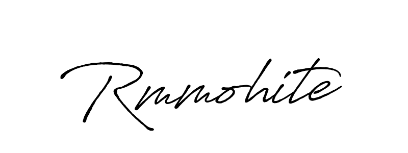 How to make Rmmohite name signature. Use Antro_Vectra_Bolder style for creating short signs online. This is the latest handwritten sign. Rmmohite signature style 7 images and pictures png