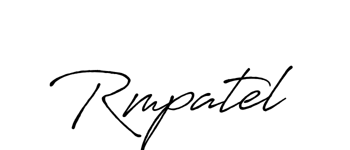 Rmpatel stylish signature style. Best Handwritten Sign (Antro_Vectra_Bolder) for my name. Handwritten Signature Collection Ideas for my name Rmpatel. Rmpatel signature style 7 images and pictures png