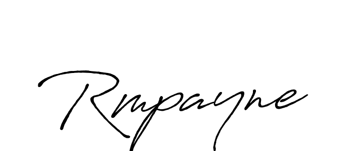 Use a signature maker to create a handwritten signature online. With this signature software, you can design (Antro_Vectra_Bolder) your own signature for name Rmpayne. Rmpayne signature style 7 images and pictures png