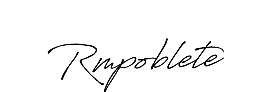 How to Draw Rmpoblete signature style? Antro_Vectra_Bolder is a latest design signature styles for name Rmpoblete. Rmpoblete signature style 7 images and pictures png