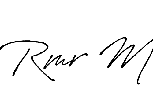 Make a beautiful signature design for name Rmr M. Use this online signature maker to create a handwritten signature for free. Rmr M signature style 7 images and pictures png