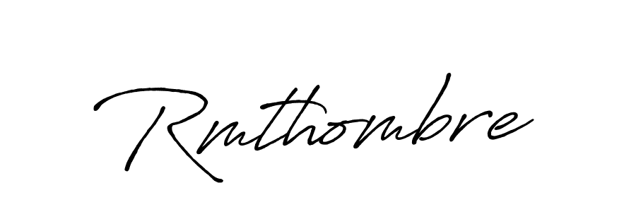 How to make Rmthombre name signature. Use Antro_Vectra_Bolder style for creating short signs online. This is the latest handwritten sign. Rmthombre signature style 7 images and pictures png