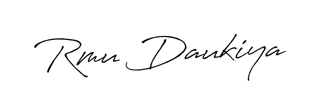 Here are the top 10 professional signature styles for the name Rmu Daukiya. These are the best autograph styles you can use for your name. Rmu Daukiya signature style 7 images and pictures png