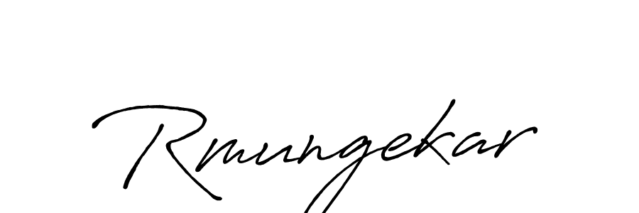 It looks lik you need a new signature style for name Rmungekar. Design unique handwritten (Antro_Vectra_Bolder) signature with our free signature maker in just a few clicks. Rmungekar signature style 7 images and pictures png