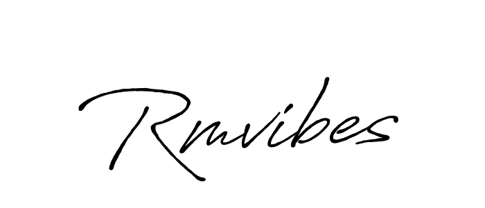 Create a beautiful signature design for name Rmvibes. With this signature (Antro_Vectra_Bolder) fonts, you can make a handwritten signature for free. Rmvibes signature style 7 images and pictures png