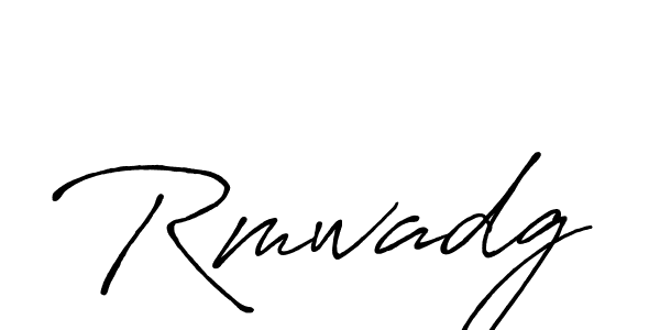 The best way (Antro_Vectra_Bolder) to make a short signature is to pick only two or three words in your name. The name Rmwadg include a total of six letters. For converting this name. Rmwadg signature style 7 images and pictures png