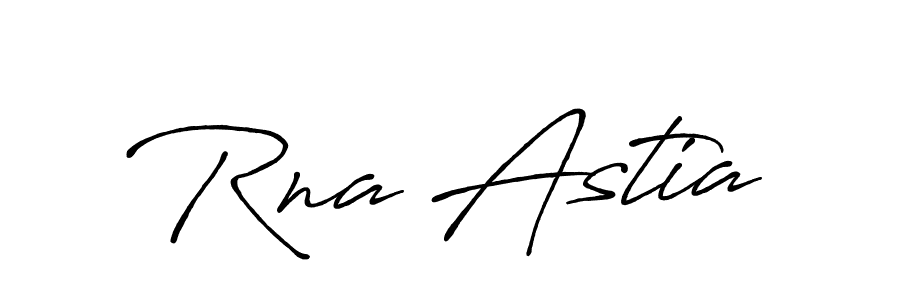 Also we have Rna Astia name is the best signature style. Create professional handwritten signature collection using Antro_Vectra_Bolder autograph style. Rna Astia signature style 7 images and pictures png