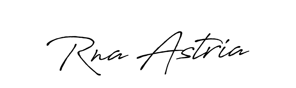 Make a beautiful signature design for name Rna Astria. With this signature (Antro_Vectra_Bolder) style, you can create a handwritten signature for free. Rna Astria signature style 7 images and pictures png