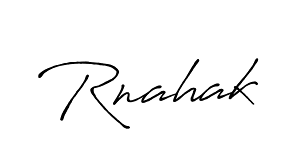 Design your own signature with our free online signature maker. With this signature software, you can create a handwritten (Antro_Vectra_Bolder) signature for name Rnahak. Rnahak signature style 7 images and pictures png