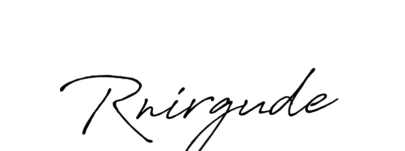 The best way (Antro_Vectra_Bolder) to make a short signature is to pick only two or three words in your name. The name Rnirgude include a total of six letters. For converting this name. Rnirgude signature style 7 images and pictures png