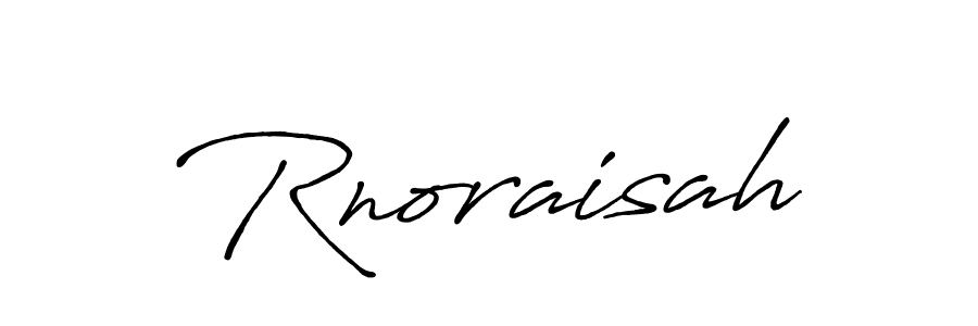 Rnoraisah stylish signature style. Best Handwritten Sign (Antro_Vectra_Bolder) for my name. Handwritten Signature Collection Ideas for my name Rnoraisah. Rnoraisah signature style 7 images and pictures png
